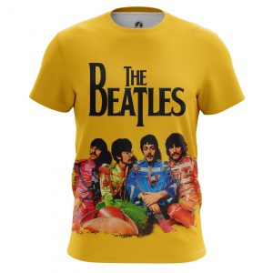 T-shirt Beatles Yellow Hippie Style Band Idolstore - Merchandise and Collectibles Merchandise, Toys and Collectibles