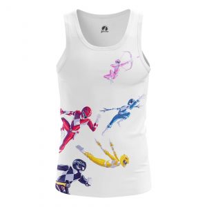 Men’s t-shirt Power Rangers White Idolstore - Merchandise and Collectibles Merchandise, Toys and Collectibles