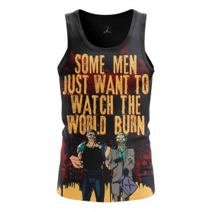Merchandise Men'S Tank Watch World Burn Edward Blake Watchmen Joker Vest