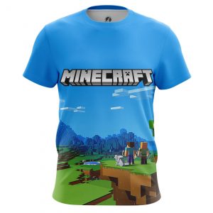 Men’s t-shirt Minecraft Pattern Fan art Idolstore - Merchandise and Collectibles Merchandise, Toys and Collectibles