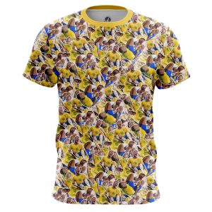 Men’s t-shirt Neymar Brazil Player Simulation pattern Idolstore - Merchandise and Collectibles Merchandise, Toys and Collectibles