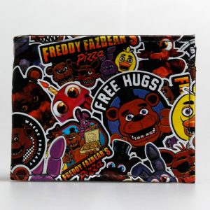 Merch Wallet Five Nights At Freddy'S Pattern Stickerbombing