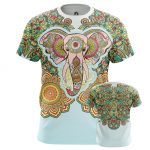 Merch Men'S T-Shirt Elephant Tattoo Tattoos Print Clothes Pattern