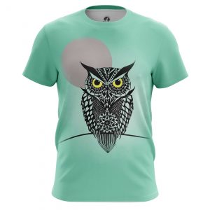 Men’s t-shirt Owl Bird Art Animals Shirts Idolstore - Merchandise and Collectibles Merchandise, Toys and Collectibles