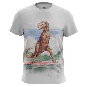 Long sleeve Surf T-rex Dinosaur Surfing Inspired Art Idolstore - Merchandise and Collectibles Merchandise, Toys and Collectibles