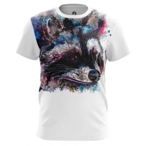Men’s t-shirt Raccoon Art Picture Idolstore - Merchandise and Collectibles Merchandise, Toys and Collectibles
