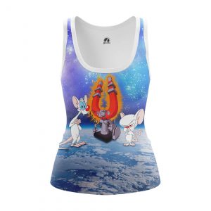 Merchandise Women'S Tank Pinky And Brain Mouse Characters Vest