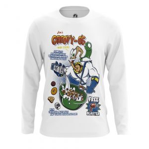 Merchandise Men'S Long Sleeve Jims Cereal Sega Games Earthworm Jim