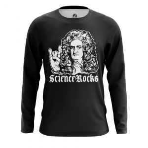 Men’s long sleeve Science Rocks Isaac Newton Portait Idolstore - Merchandise and Collectibles Merchandise, Toys and Collectibles 2