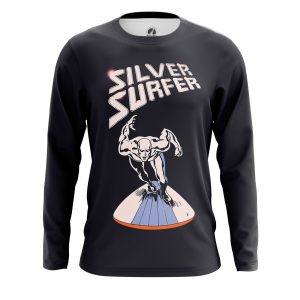 Merch Men'S Long Sleeve Silver Surfer Fantastic 4
