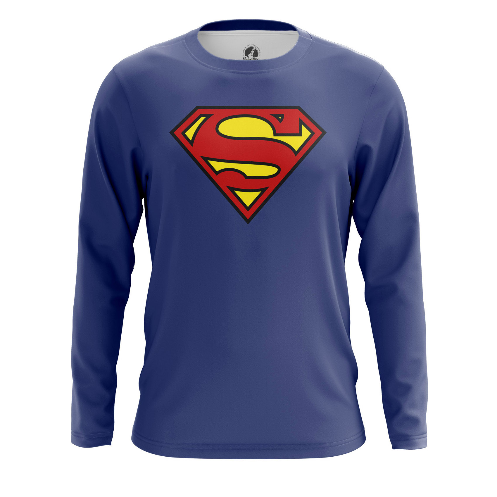 Men's Long Sleeve Superman Logo Superman Classic - Idolstore ...