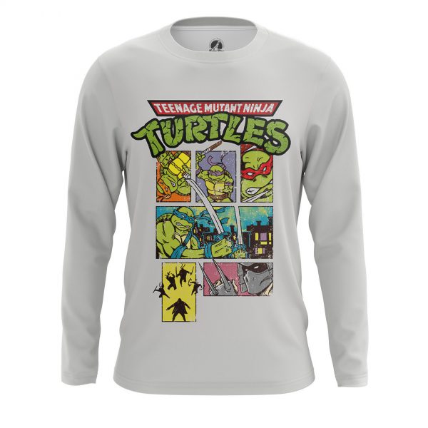 Men's T-shirt TMNT Ninja Turtles Animated White - Idolstore