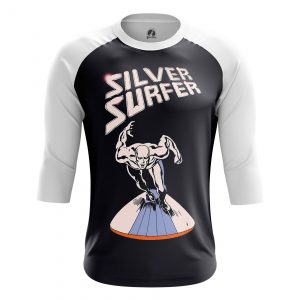 Merch Men'S Raglan Silver Surfer Fantastic 4