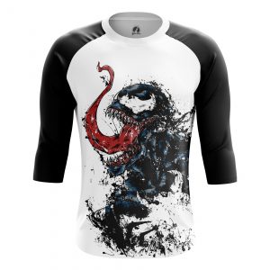 Collectibles Men'S Raglan Venom Symbiote White
