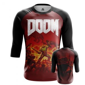 Collectibles Men'S Raglan Doom Shooter Merchandise