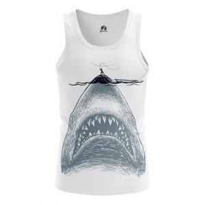 Men’s t-shirt Fishing Time Sharks Fun Jaws Idolstore - Merchandise and Collectibles Merchandise, Toys and Collectibles