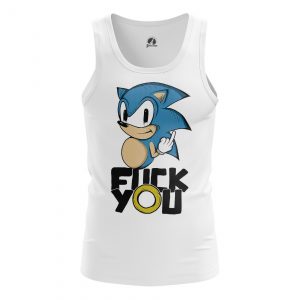Merchandise Men'S Tank Fock You Hedgehog Sonic Sega Vest