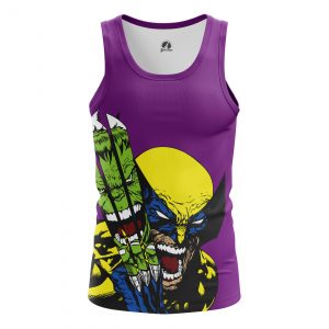 Men’s t-shirt Hulk vs Wolverine Idolstore - Merchandise and Collectibles Merchandise, Toys and Collectibles
