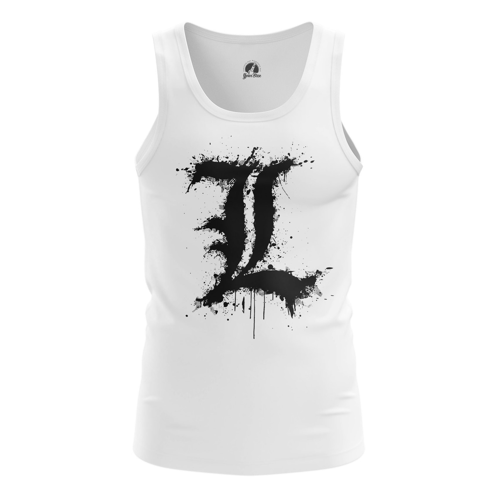 Men’s tank L Death note Clothes Vest Idolstore - Merchandise and Collectibles Merchandise, Toys and Collectibles 2
