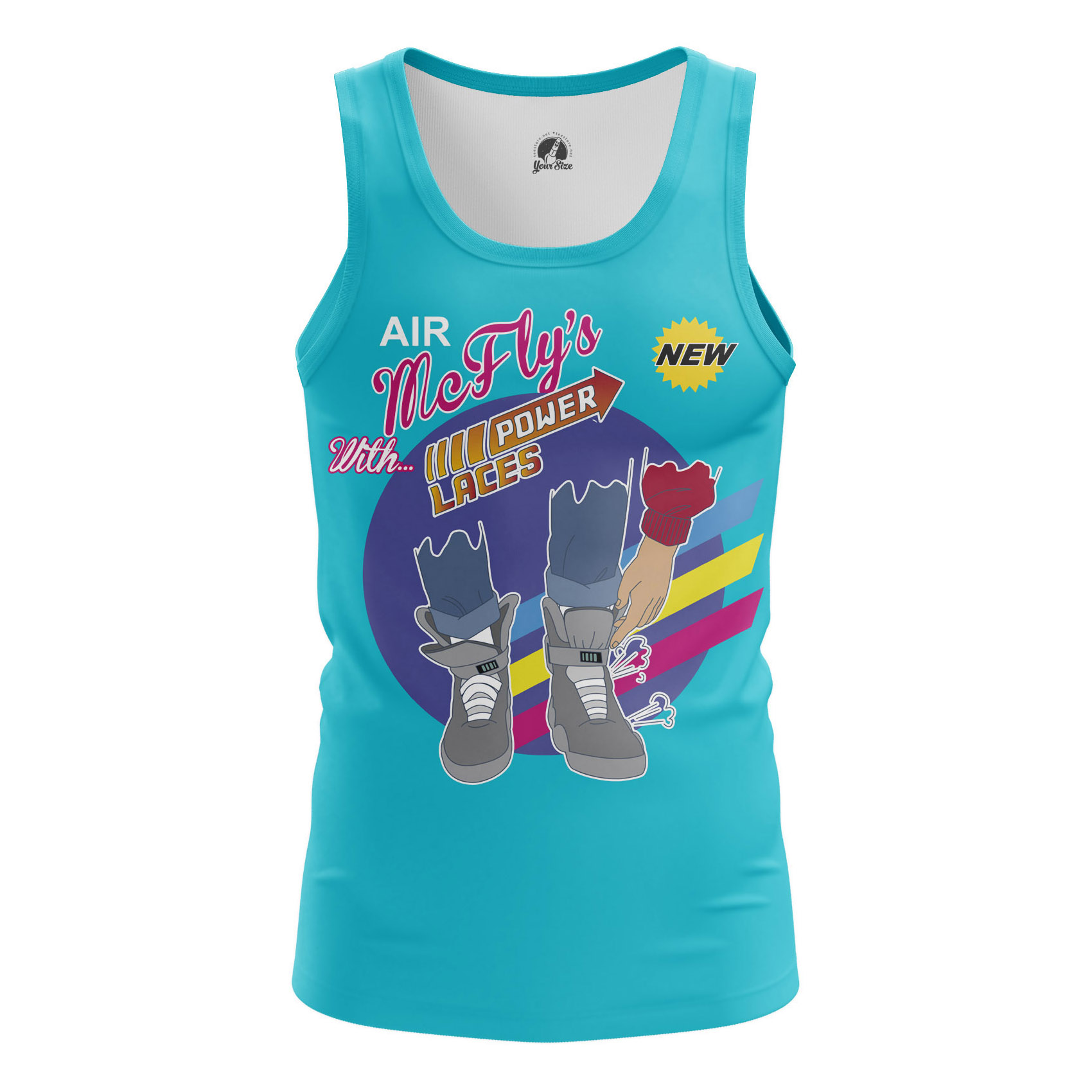 Men’s t-shirt Mcfly’s Power Laces Back to Future Idolstore - Merchandise and Collectibles Merchandise, Toys and Collectibles