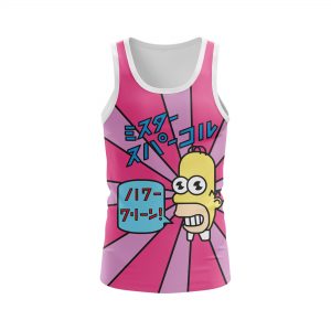 Merch Men'S Tank Mr Sparkles The Simpsons Homer Simpson Vest