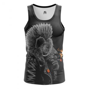 Men’s tank Punk Lion Animals Lions Punk Lion Vest Idolstore - Merchandise and Collectibles Merchandise, Toys and Collectibles 2