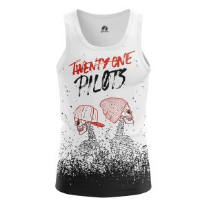 Men’s t-shirt Twenty One Pilots Shirts Clothes White Idolstore - Merchandise and Collectibles Merchandise, Toys and Collectibles