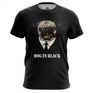 Men’s tank Dog in Black Pug Men in Black Vest Idolstore - Merchandise and Collectibles Merchandise, Toys and Collectibles
