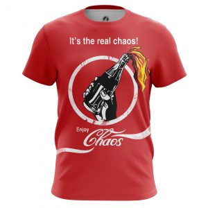 Merch Men'S T-Shirt Enjoy Chaos Coke Protest Bottle