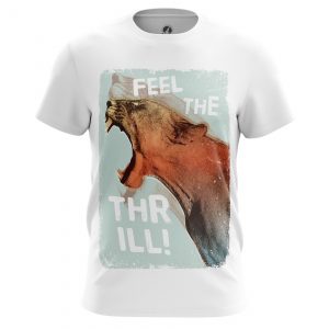 Merchandise Men'S T-Shirt Feel Thrill Animals Lions