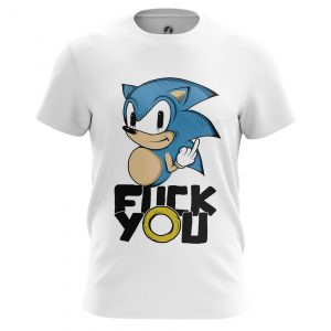 Merchandise Men'S T-Shirt Fock You Hedgehog Sonic Sega