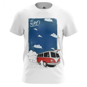 Merch Men'S T-Shirt Go Surf Surfing Hippie Van Volkswagen