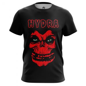 Merch Men'S T-Shirt Hydra Hail Red Skull