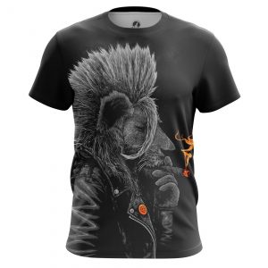 Merchandise Men'S T-Shirt Punk Lion Animals Lions Punk Lion