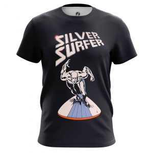 Merch Men'S T-Shirt Silver Surfer Fantastic 4