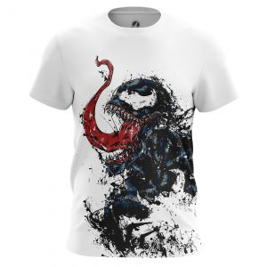 Men’s long sleeve Venom Symbiote White Idolstore - Merchandise and Collectibles Merchandise, Toys and Collectibles