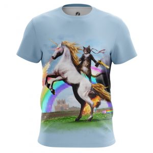 Collectibles Men'S T-Shirt Welcome To Internet Internet Cat Unicorn Rainbow