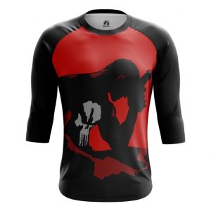 Merch Raglan Punisher Black Red Art Inspired