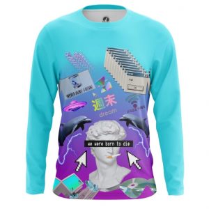 Long sleeve Vaporwave 90s Inspired Art Lo Fi Web Idolstore - Merchandise and Collectibles Merchandise, Toys and Collectibles 2