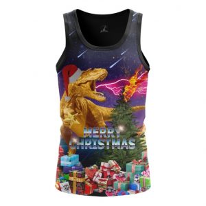 Tank Merry Tyrannosaurus T-rex Christmas Vest Idolstore - Merchandise and Collectibles Merchandise, Toys and Collectibles 2