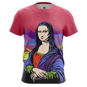 Merch T-Shirt Pop Mona Lisa Girl Hipster Pop Art