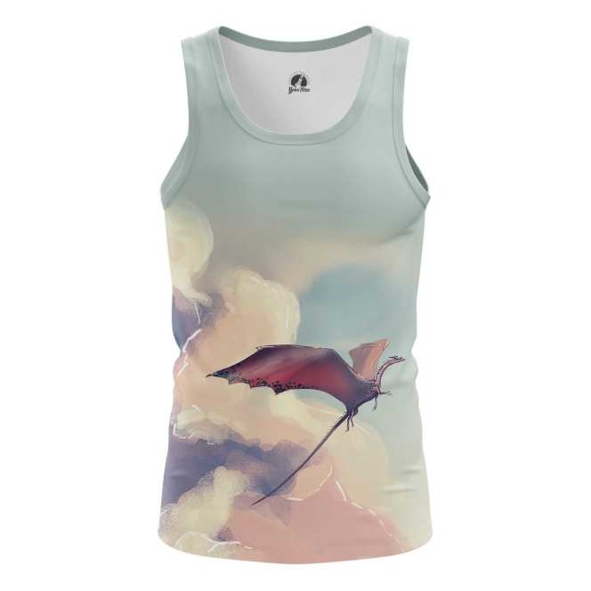 Tank Dragon in te Sky Art Paint Mythology Vest Idolstore - Merchandise and Collectibles Merchandise, Toys and Collectibles 2