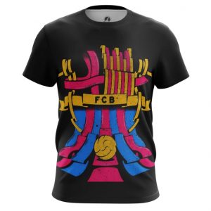 Merchandise Men'S T-Shirt Fc Barcelona Fan Art Pattern Logo