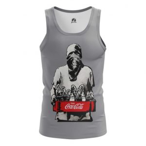 Merch Tank Coca Cola Protest Illustration Vest