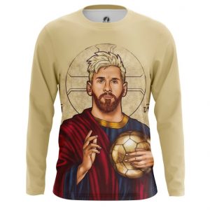 Men’s long sleeve St. Messi Saint Footballer Icon Idol Idolstore - Merchandise and Collectibles Merchandise, Toys and Collectibles 2