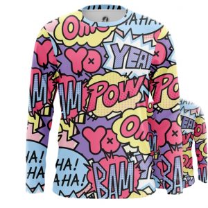Long sleeve Pop Art Pattern Comics Contemporary Idolstore - Merchandise and Collectibles Merchandise, Toys and Collectibles 2