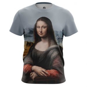 Merch T-Shirt Mona Lisa Leonardo Da Vinci Fine Art Artwork