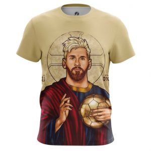 Collectibles Men'S T-Shirt St. Messi Saint Footballer Icon Idol
