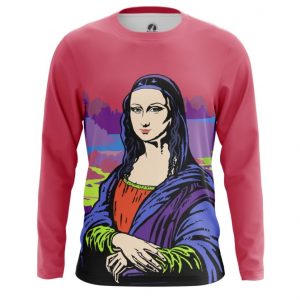 Long sleeve Pop Mona Lisa Girl Hipster Pop Art Idolstore - Merchandise and Collectibles Merchandise, Toys and Collectibles 2