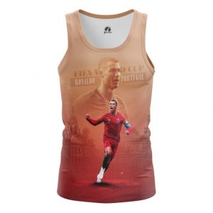 Collectibles Tank Cristiano Ronaldo Picture Fan Art Vest